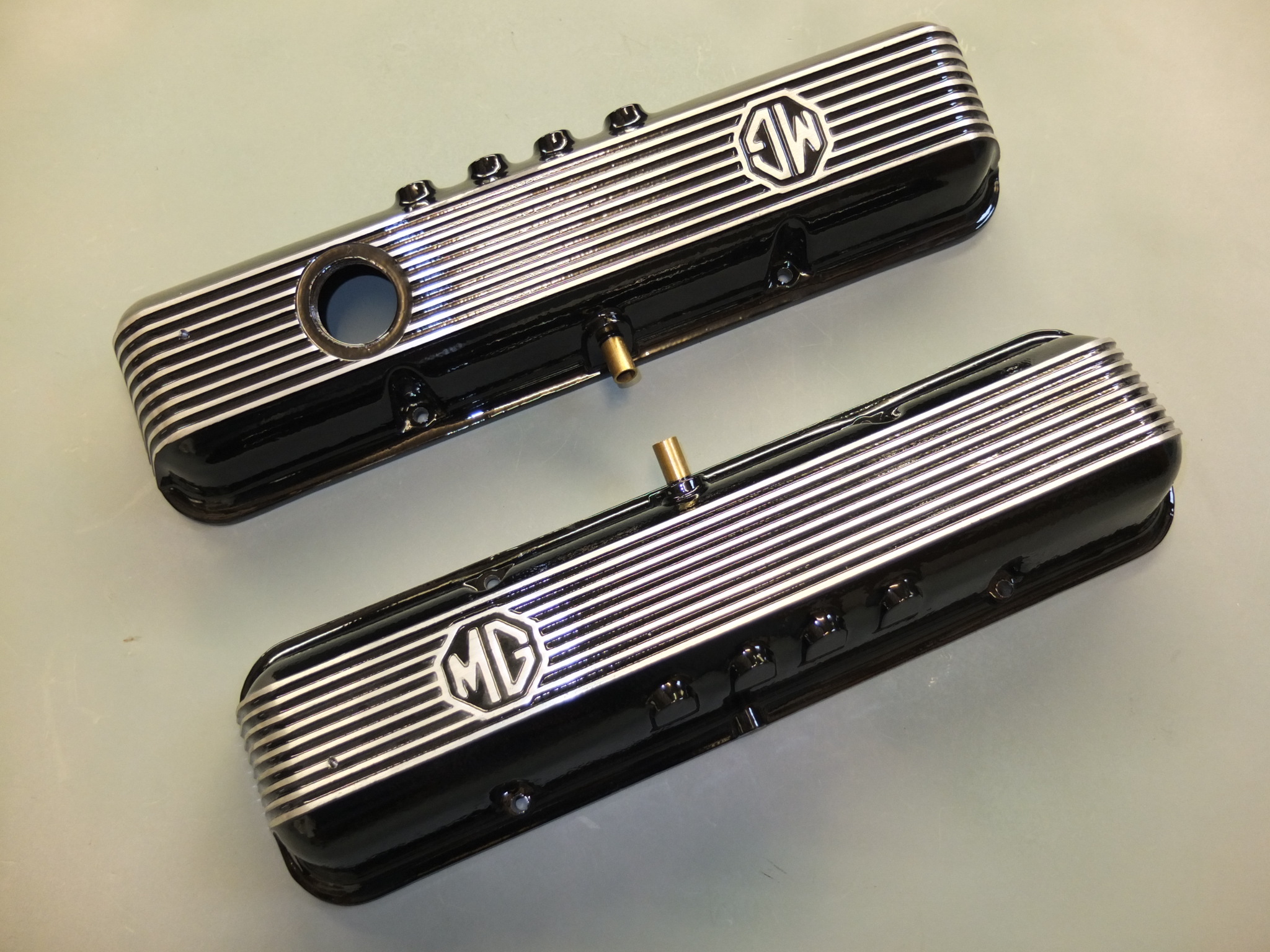 V8 remade Rocker covers (PAIR) - MG V8 and MG RV8 car parts