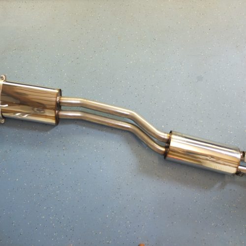 Double s/s back box exhaust