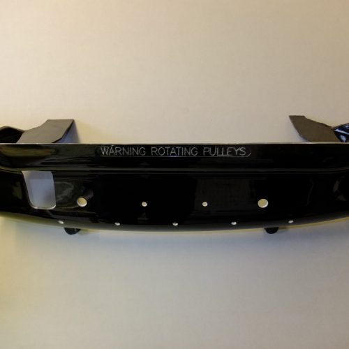 RV8 blanking panel for radiator - all black