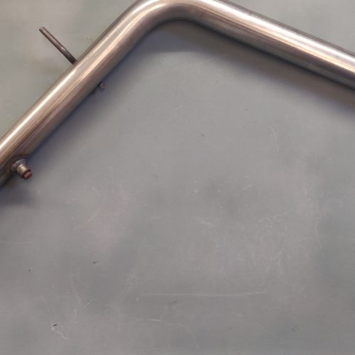 RV8  Exhaust pipe without cats (R/H) Made in Stainless Steel