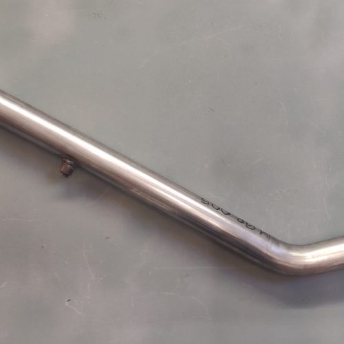 RV8 Exhaust pipe without cats (L/H) Made in Stainless Steel